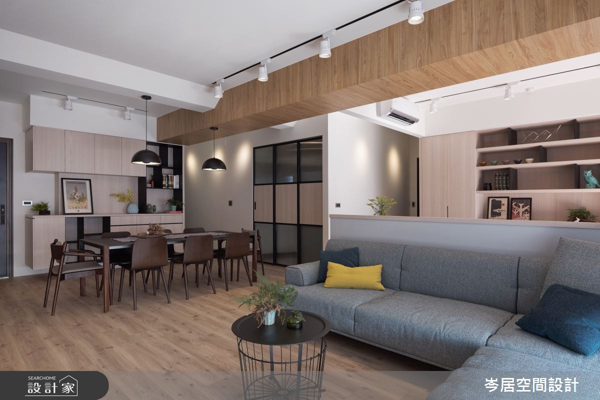 34坪中古屋(5~15年)＿北歐風客廳餐廳案例圖片＿岑居空間設計＿岑居_12之8