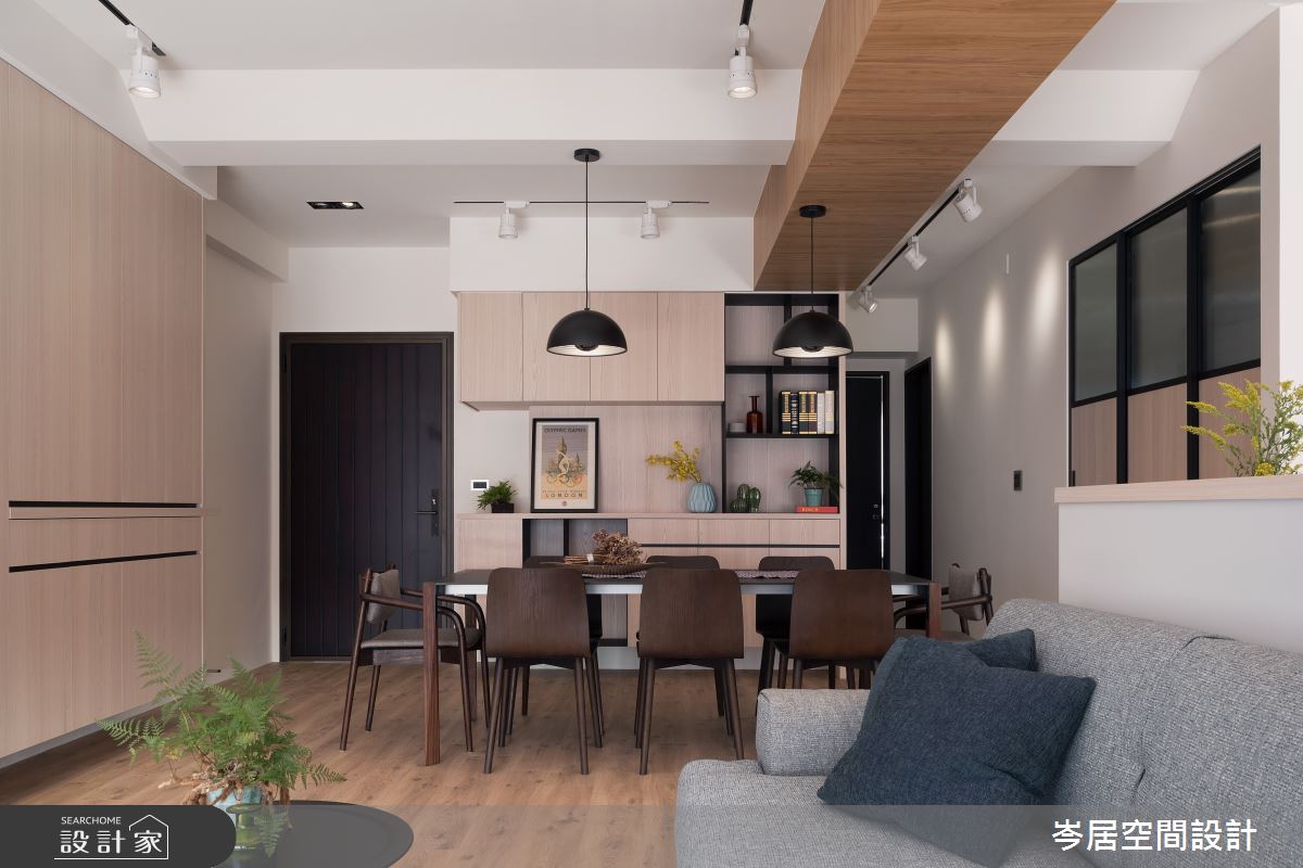 34坪中古屋(5~15年)＿北歐風客廳餐廳案例圖片＿岑居空間設計＿岑居_12之9