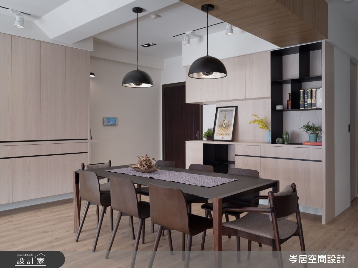34坪中古屋(5~15年)＿北歐風餐廳案例圖片＿岑居空間設計＿岑居_12之6
