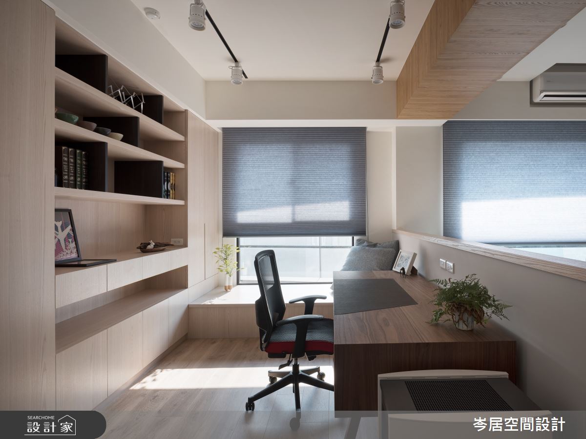 34坪中古屋(5~15年)＿北歐風書房案例圖片＿岑居空間設計＿岑居_12之11