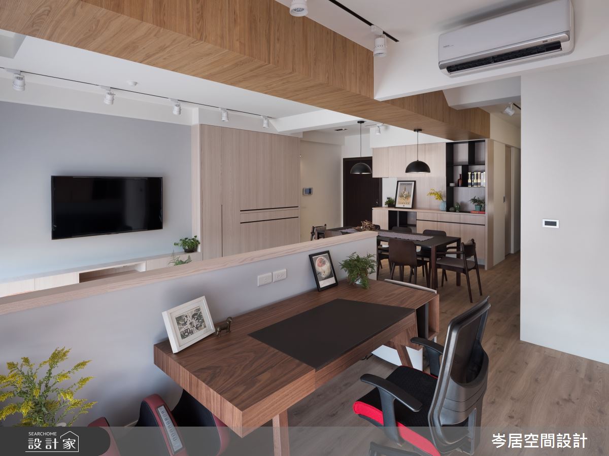 34坪中古屋(5~15年)＿北歐風書房案例圖片＿岑居空間設計＿岑居_12之12