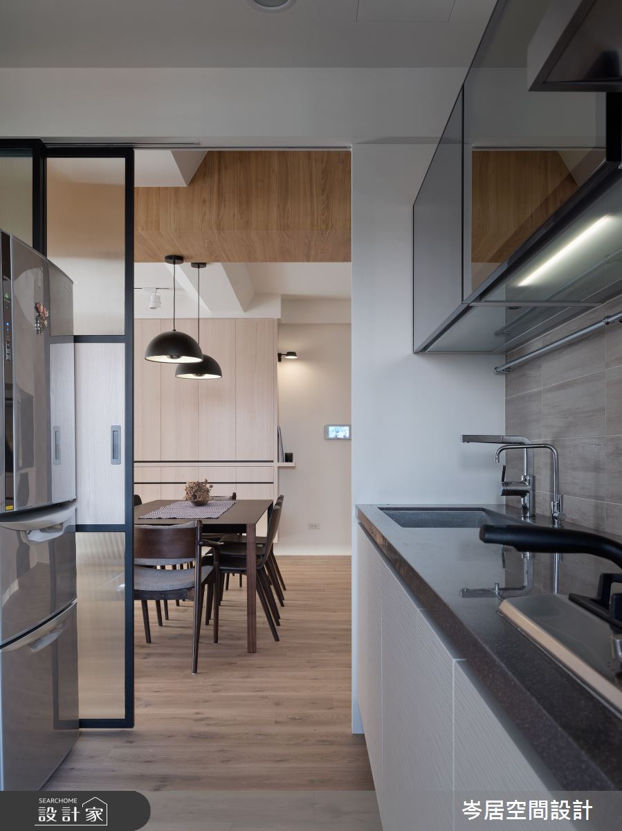 34坪中古屋(5~15年)＿北歐風餐廳廚房案例圖片＿岑居空間設計＿岑居_12之13