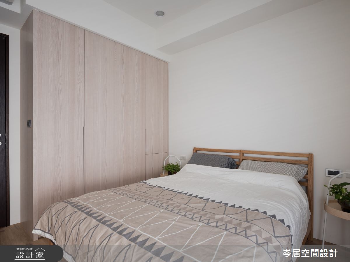 34坪中古屋(5~15年)＿北歐風臥室案例圖片＿岑居空間設計＿岑居_12之15