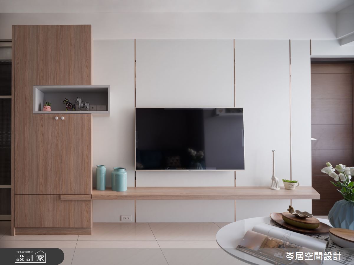 15坪新成屋(5年以下)＿北歐風客廳案例圖片＿岑居空間設計＿岑居_13之7
