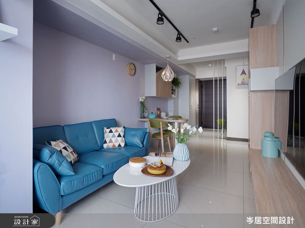 15坪新成屋(5年以下)＿北歐風客廳案例圖片＿岑居空間設計＿岑居_13之9