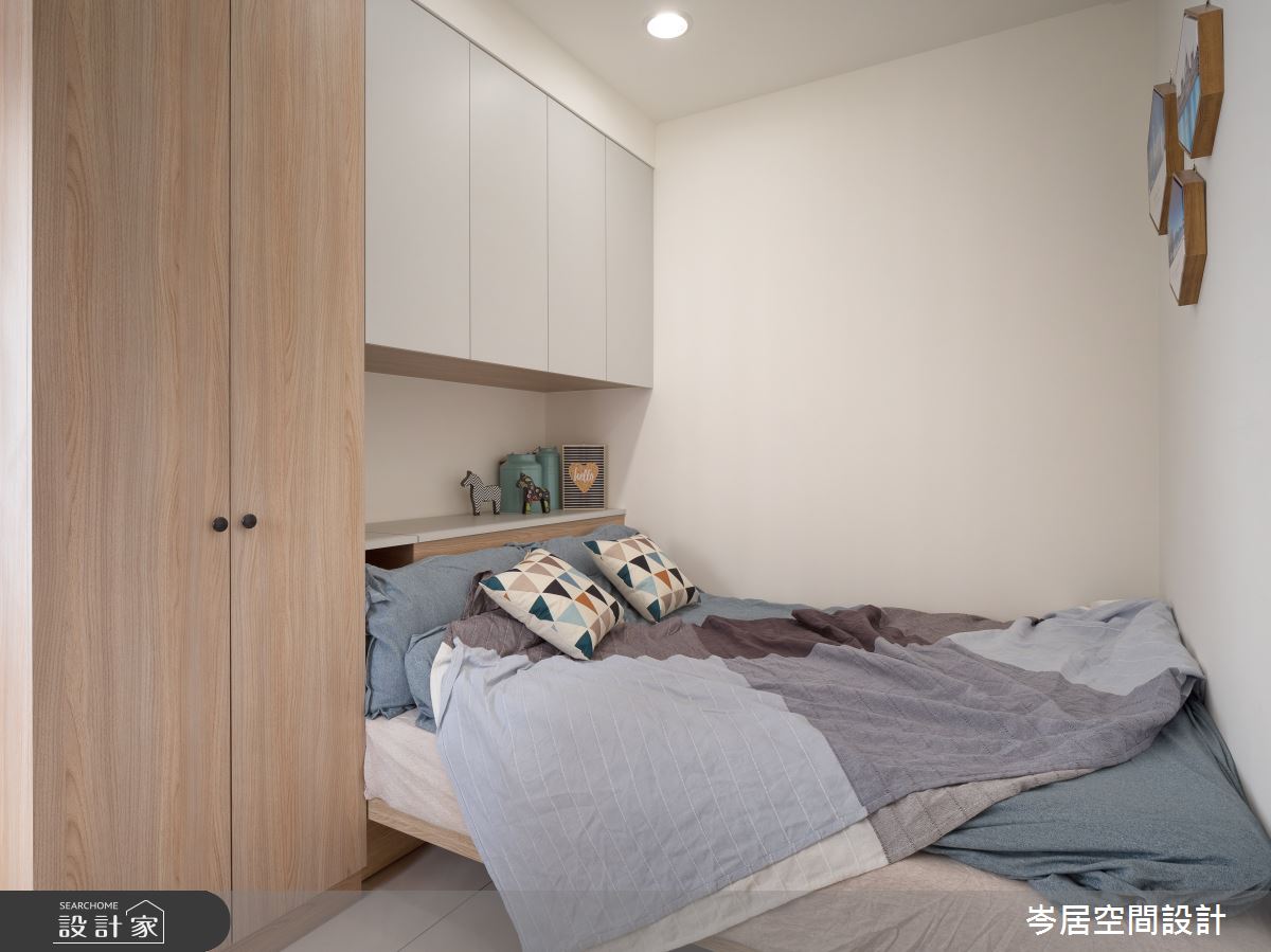 15坪新成屋(5年以下)＿北歐風臥室案例圖片＿岑居空間設計＿岑居_13之16