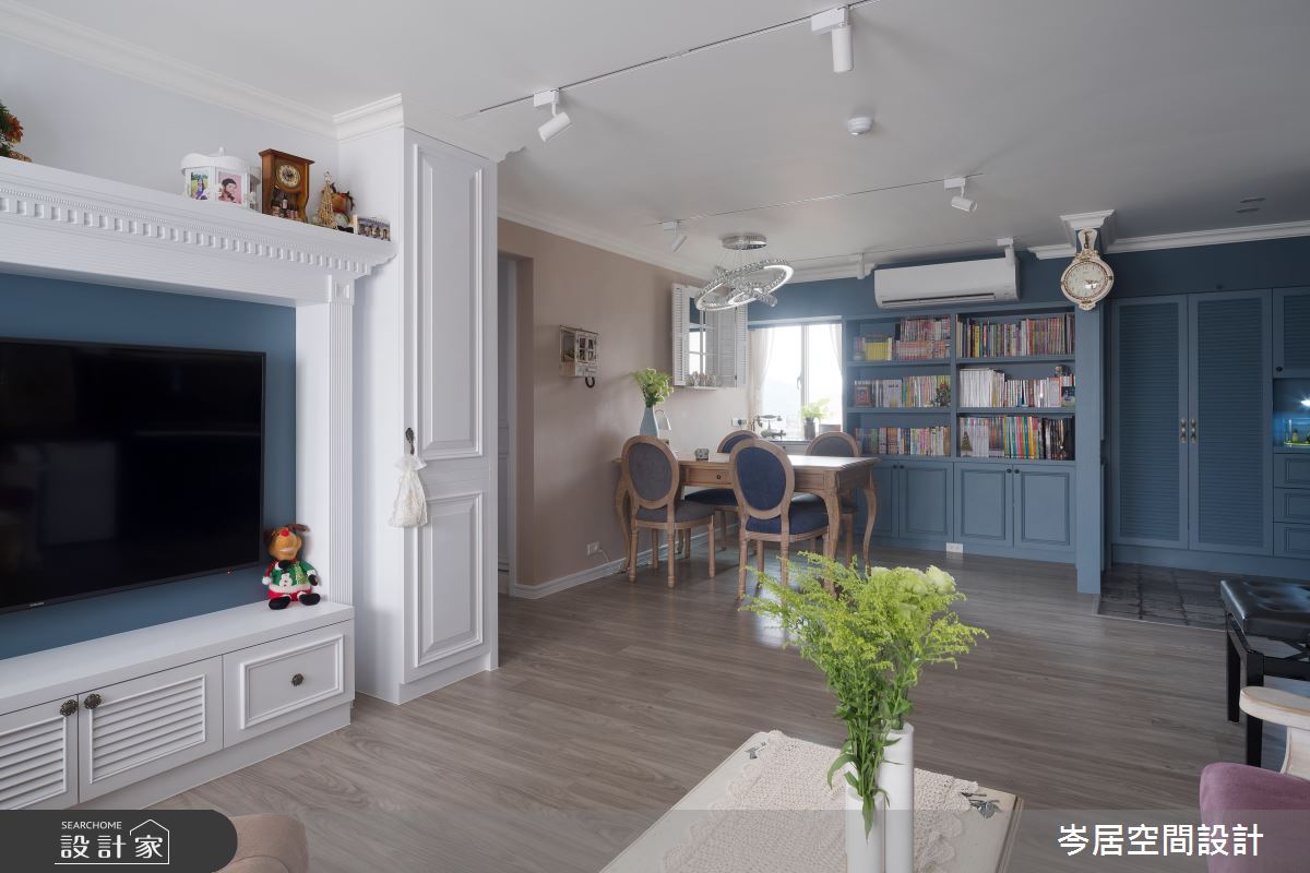 28坪老屋(41~50年)＿美式風客廳案例圖片＿岑居空間設計＿岑居_14之5