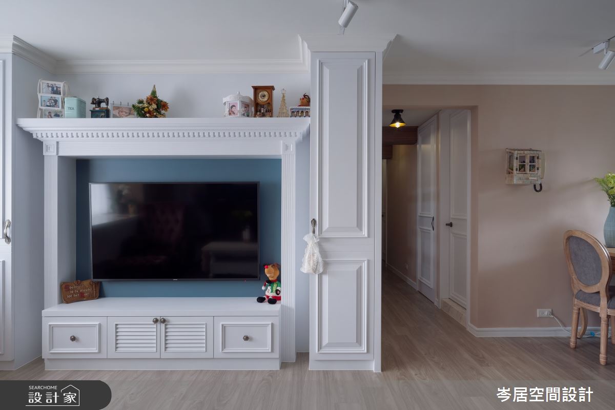28坪老屋(41~50年)＿美式風客廳案例圖片＿岑居空間設計＿岑居_14之6