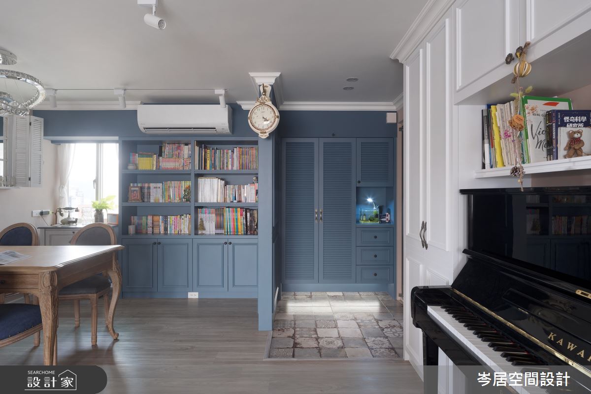28坪老屋(41~50年)＿美式風玄關案例圖片＿岑居空間設計＿岑居_14之4