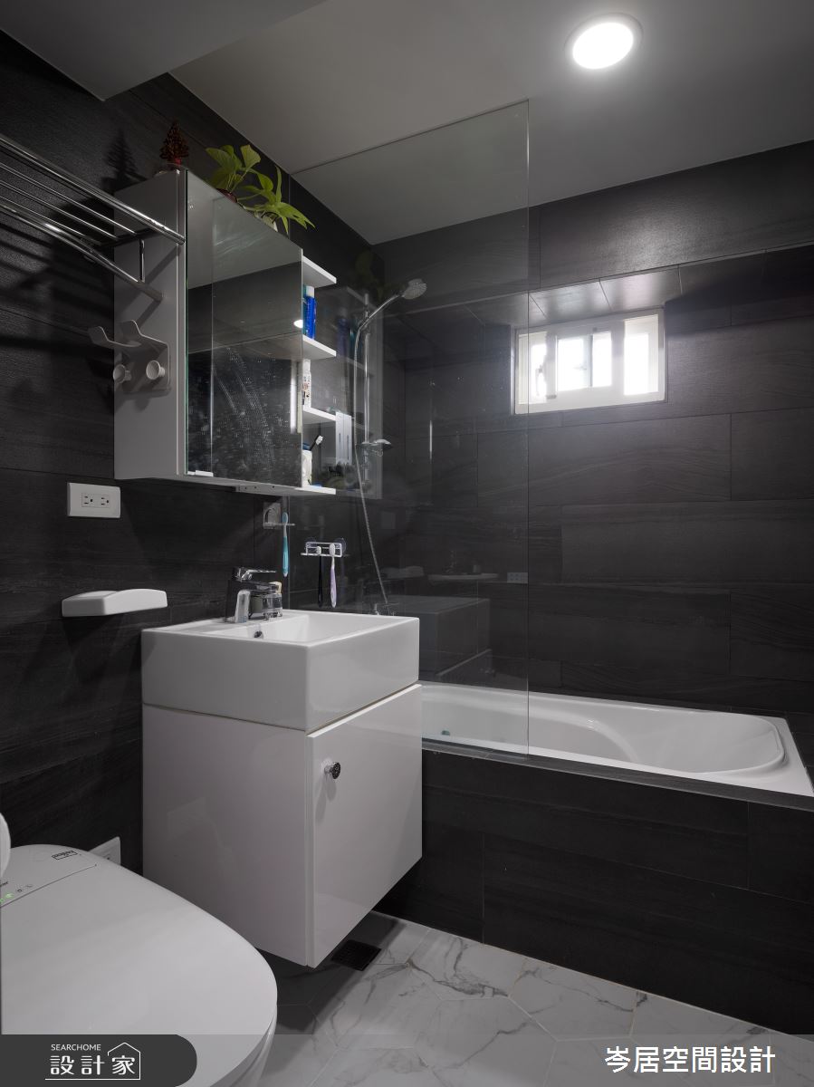 28坪老屋(41~50年)＿美式風浴室案例圖片＿岑居空間設計＿岑居_14之16