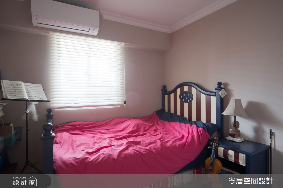 28坪老屋(41~50年)＿美式風臥室案例圖片＿岑居空間設計＿岑居_14之15
