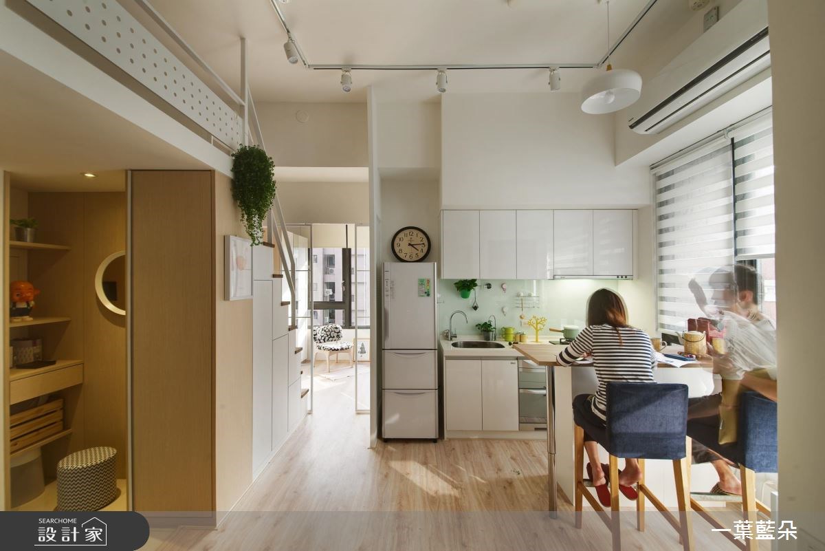 15坪新成屋(5年以下)＿北歐風餐廳案例圖片＿一葉藍朵設計家飾所＿一葉藍朵_02之3