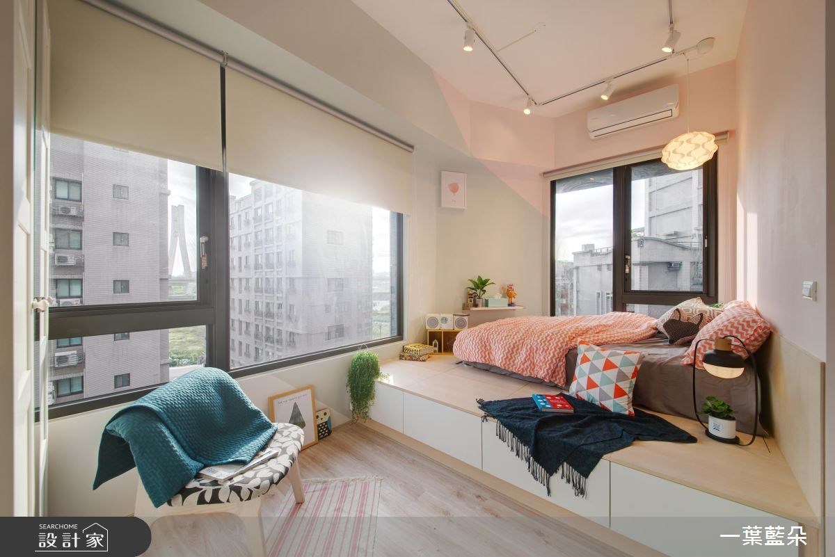 15坪新成屋(5年以下)＿北歐風臥室案例圖片＿一葉藍朵設計家飾所＿一葉藍朵_02之6