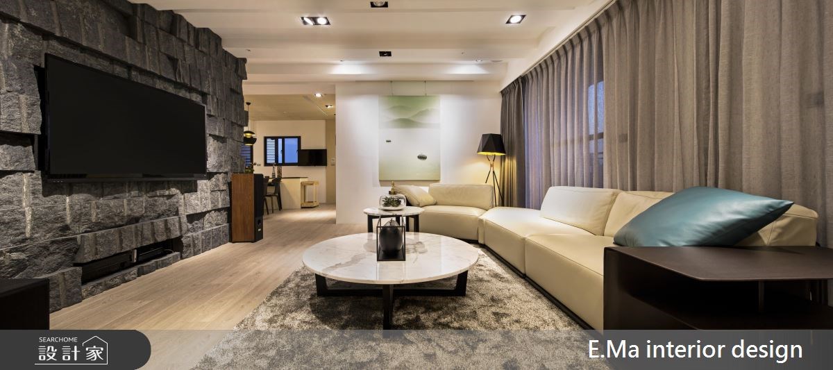 50坪新成屋(5年以下)＿人文禪風客廳案例圖片＿艾馬室內裝修設計＿艾馬_09之5