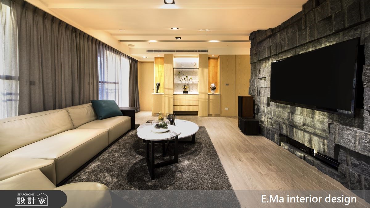 50坪新成屋(5年以下)＿人文禪風客廳案例圖片＿艾馬室內裝修設計＿艾馬_09之6