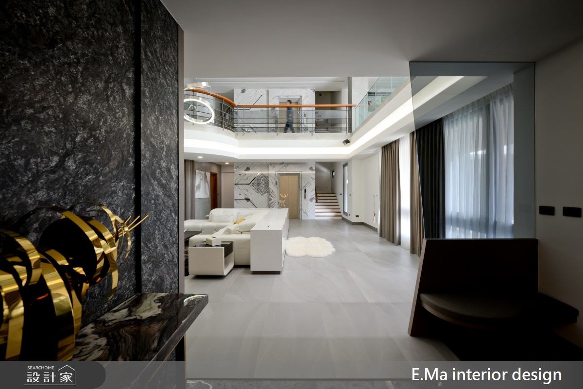 500坪新成屋(5年以下)＿奢華風玄關案例圖片＿艾馬室內裝修設計＿艾馬_10之2