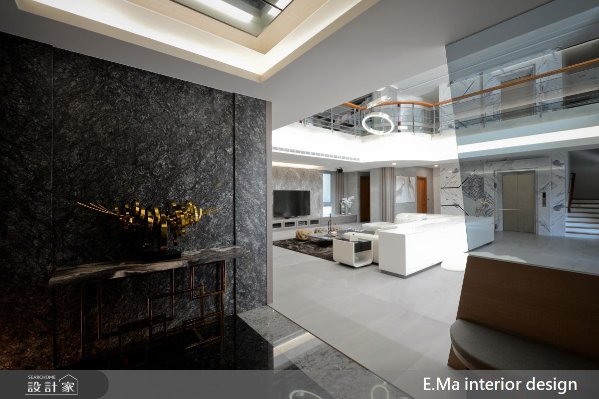 500坪新成屋(5年以下)＿奢華風玄關案例圖片＿艾馬室內裝修設計＿艾馬_10之3