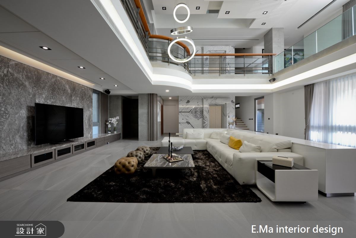 500坪新成屋(5年以下)＿奢華風客廳案例圖片＿艾馬室內裝修設計＿艾馬_10之5