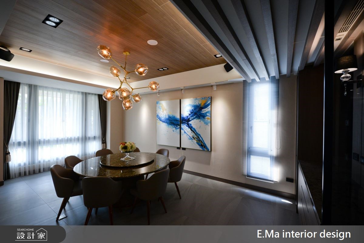 500坪新成屋(5年以下)＿奢華風餐廳案例圖片＿艾馬室內裝修設計＿艾馬_10之25