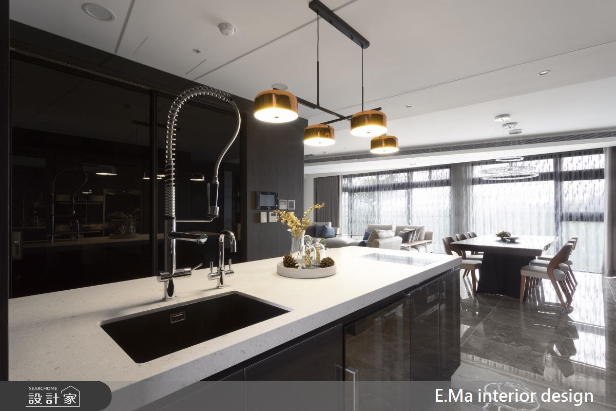 135坪新成屋(5年以下)＿現代風吧檯案例圖片＿艾馬室內裝修設計＿艾馬_11之8
