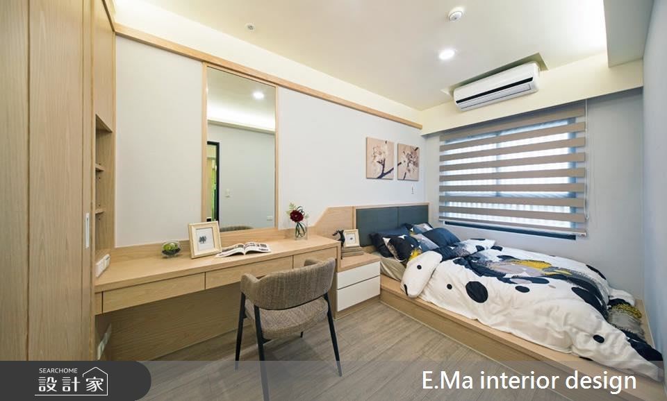 21坪新成屋(5年以下)＿北歐風臥室案例圖片＿艾馬室內裝修設計＿艾馬_02之3