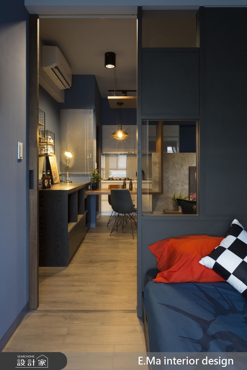 32坪新成屋(5年以下)＿工業風吧檯案例圖片＿艾馬室內裝修設計＿艾馬_18之6