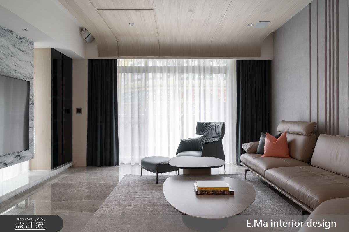 150坪新成屋(5年以下)＿現代風客廳案例圖片＿艾馬室內裝修設計＿艾馬_27之3
