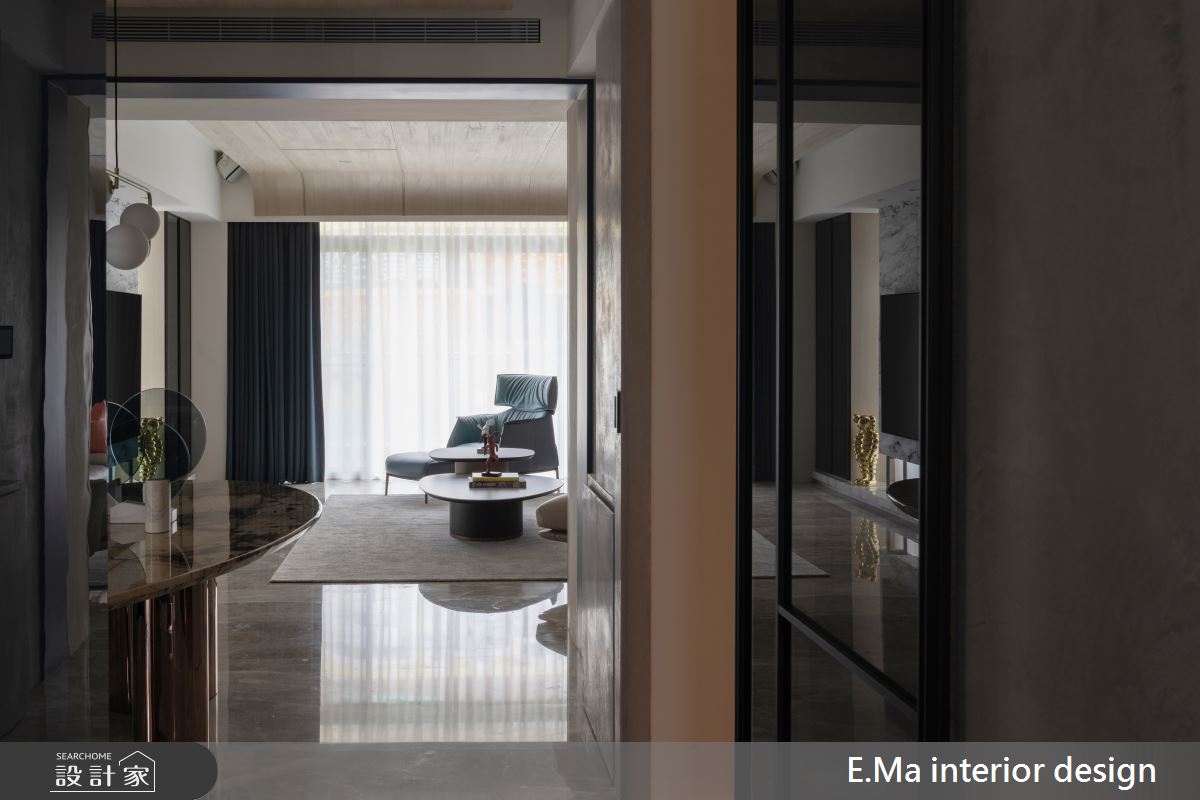 150坪新成屋(5年以下)＿現代風玄關客廳案例圖片＿艾馬室內裝修設計＿艾馬_27之1