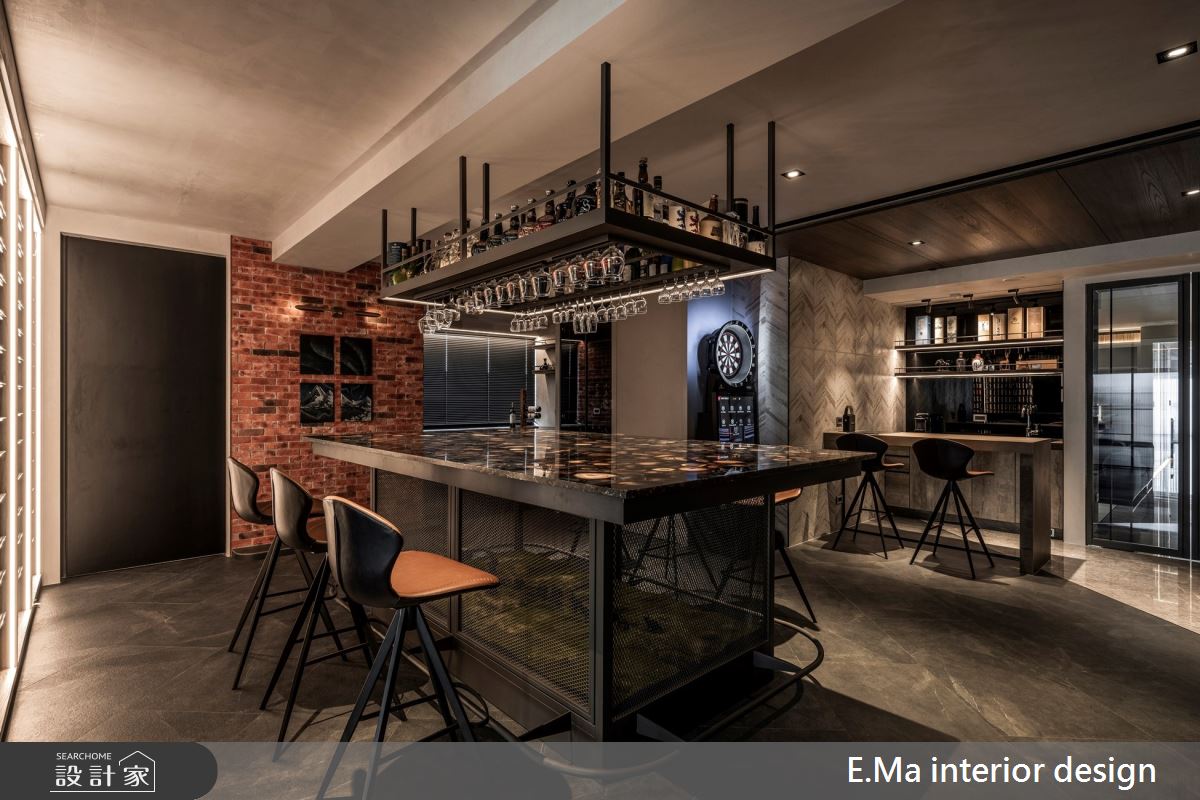 300坪毛胚屋＿混搭風吧檯多功能室案例圖片＿艾馬室內裝修設計＿艾馬_28之33