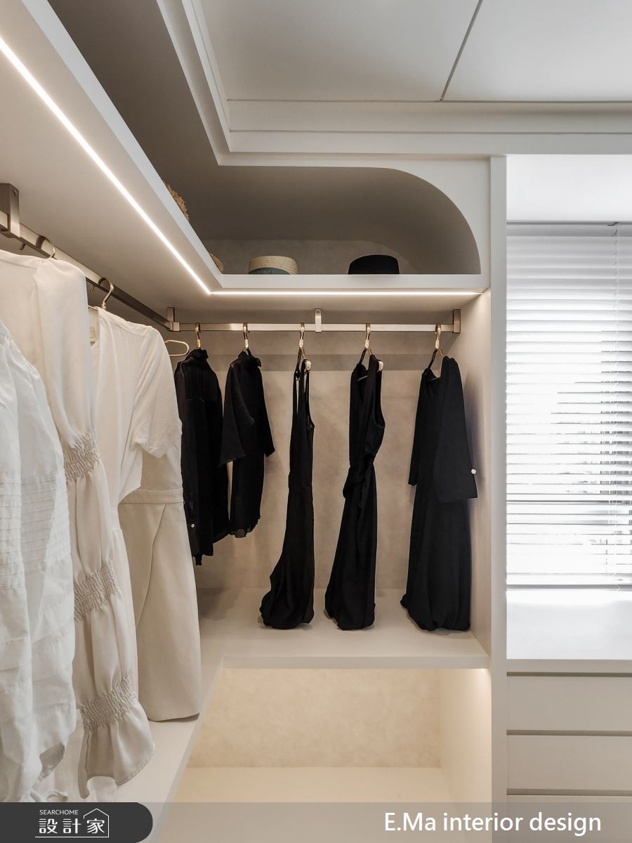 97坪新成屋(5年以下)＿侘寂風更衣間案例圖片＿艾馬室內裝修設計＿艾馬_30之23