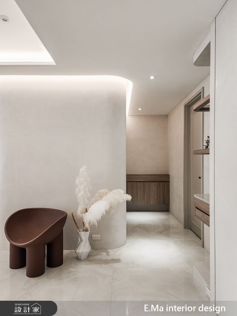 97坪新成屋(5年以下)＿侘寂風走廊案例圖片＿艾馬室內裝修設計＿艾馬_30之6
