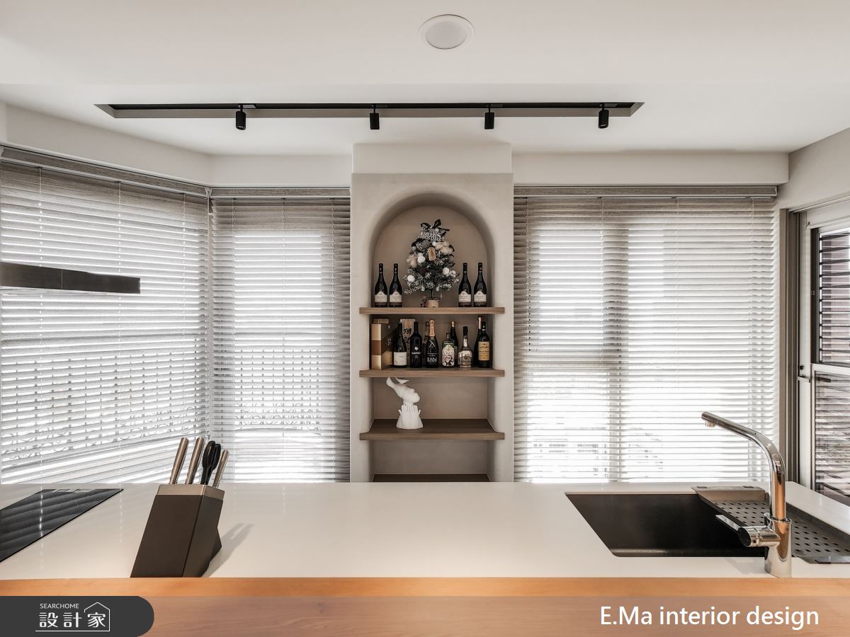 97坪新成屋(5年以下)＿侘寂風廚房案例圖片＿艾馬室內裝修設計＿艾馬_30之17