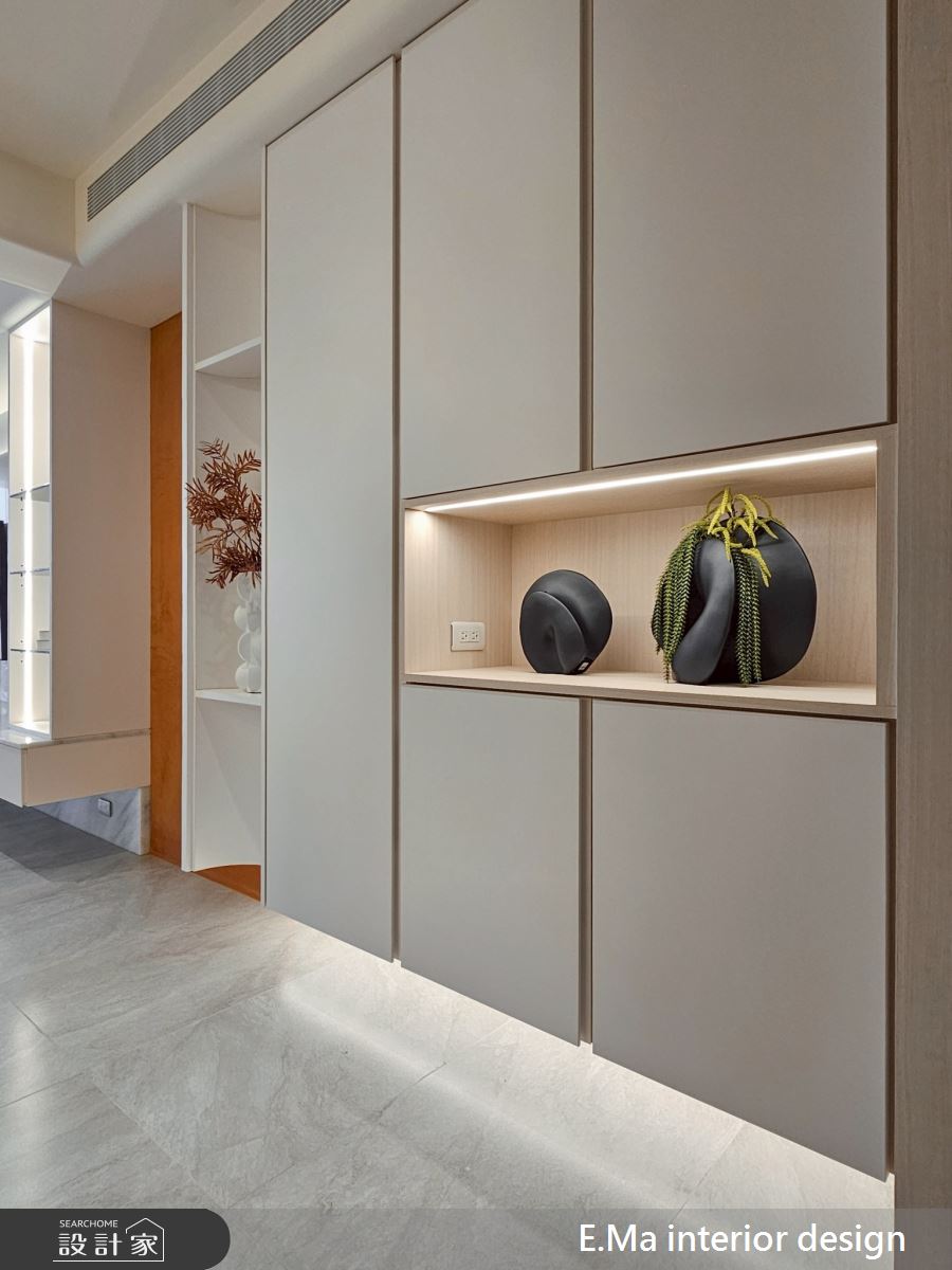 43坪新成屋(5年以下)＿輕莫蘭迪風玄關案例圖片＿艾馬室內裝修設計＿艾馬_31之2