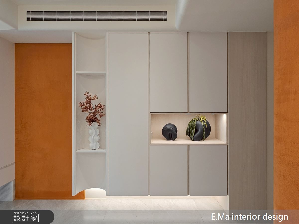 43坪新成屋(5年以下)＿輕莫蘭迪風玄關案例圖片＿艾馬室內裝修設計＿艾馬_31之5
