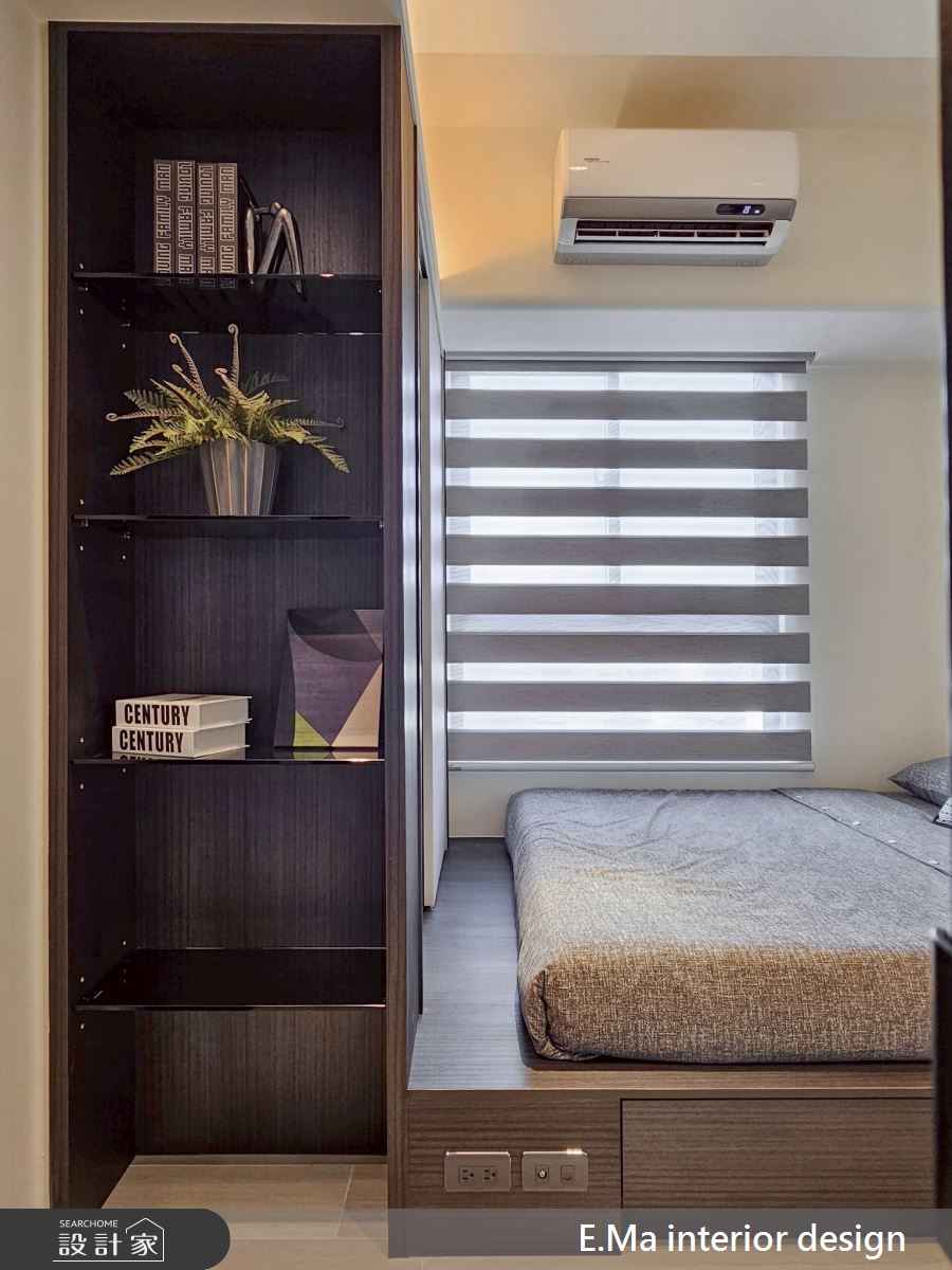 51坪新成屋(5年以下)＿極簡黑灰白風臥室案例圖片＿艾馬室內裝修設計＿艾馬_32之25
