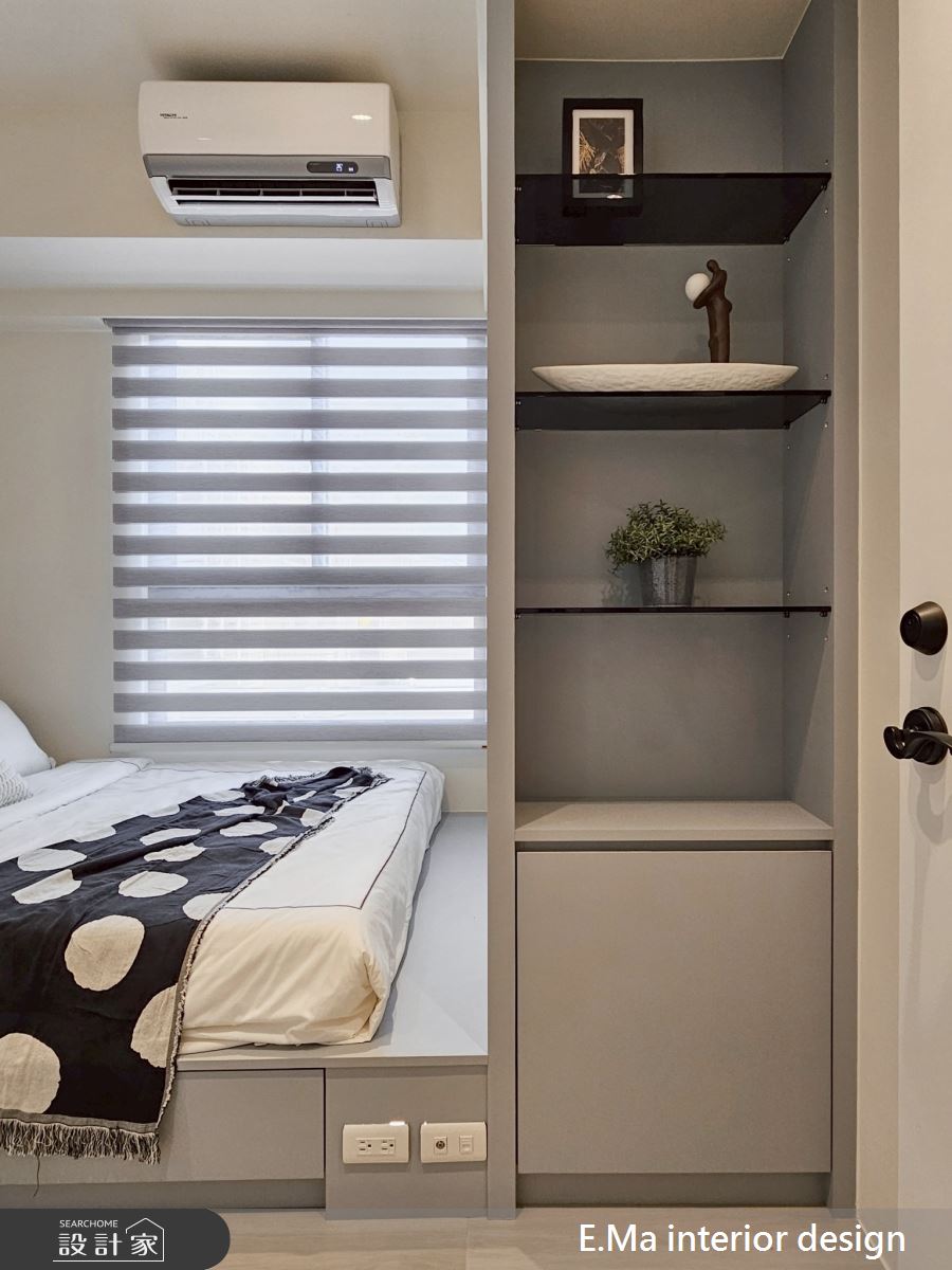 51坪新成屋(5年以下)＿日式奶茶風臥室案例圖片＿艾馬室內裝修設計＿艾馬_33之20