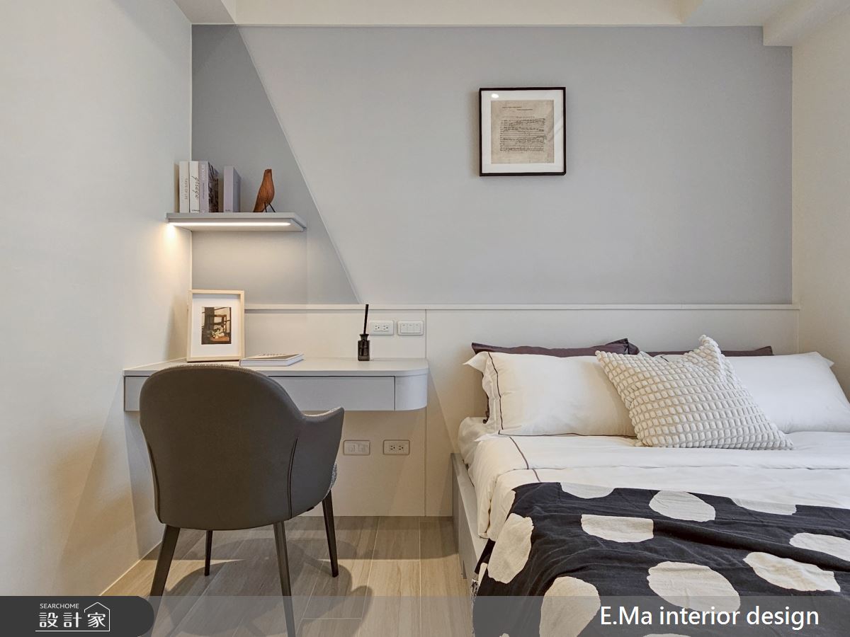 51坪新成屋(5年以下)＿日式奶茶風臥室案例圖片＿艾馬室內裝修設計＿艾馬_33之22