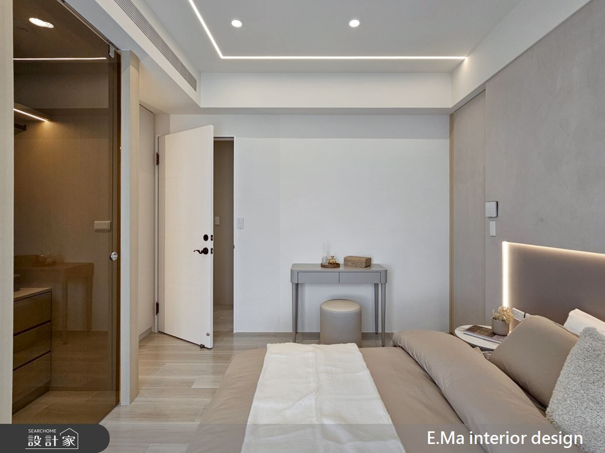 51坪新成屋(5年以下)＿日式奶茶風臥室案例圖片＿艾馬室內裝修設計＿艾馬_33之17