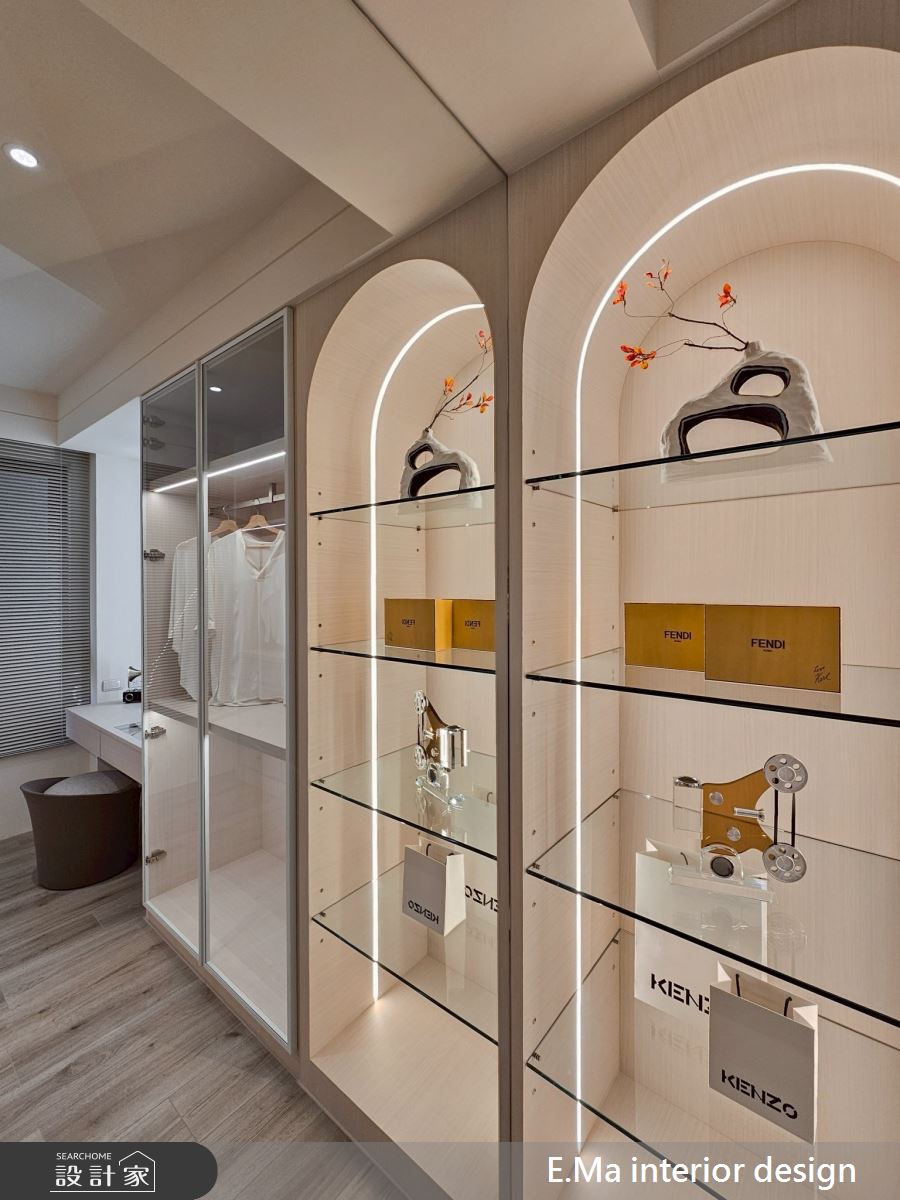 31坪新成屋(5年以下)＿侘寂風更衣間案例圖片＿艾馬室內裝修設計＿艾馬_34之23