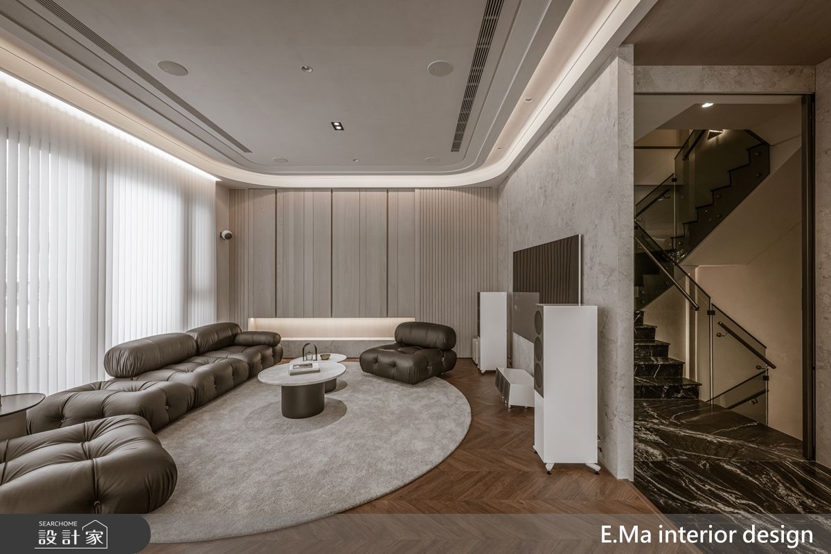 98坪＿混搭風客廳樓梯案例圖片＿艾馬室內裝修設計＿艾馬_39之6