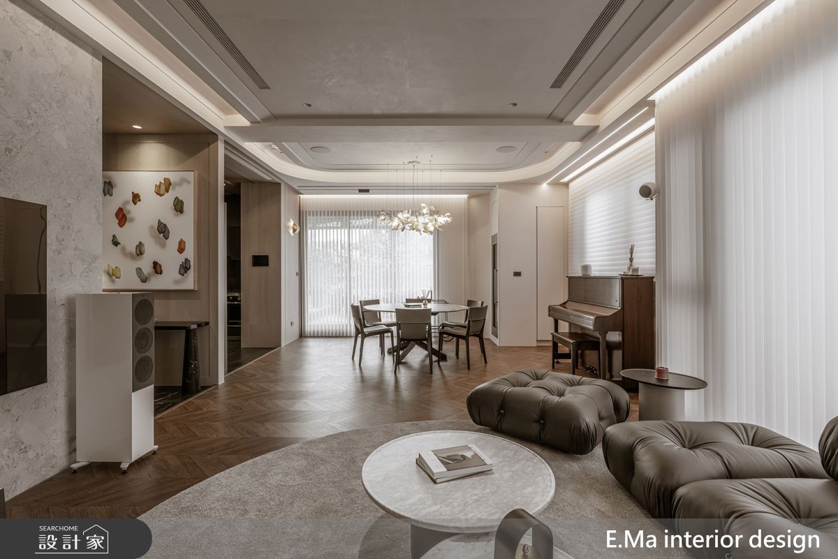 98坪＿混搭風客廳餐廳案例圖片＿艾馬室內裝修設計＿艾馬_39之8