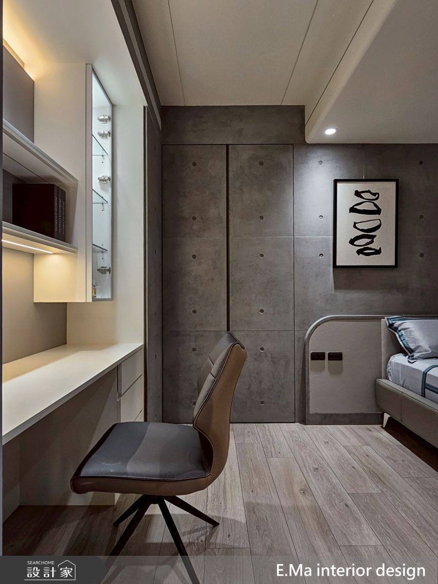 60坪新成屋(5年以下)＿現代奢華風臥室案例圖片＿艾馬室內裝修設計＿艾馬_40之23