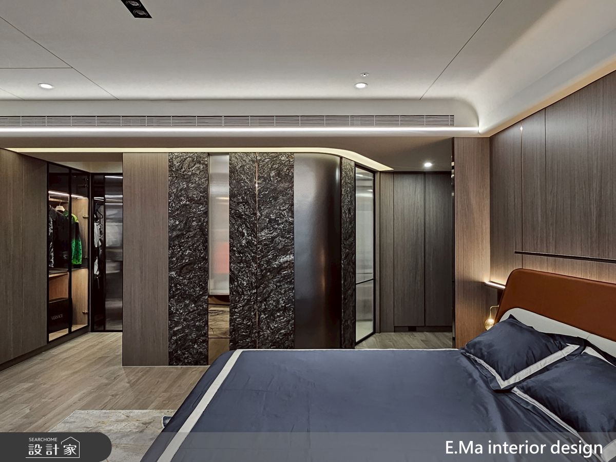 60坪新成屋(5年以下)＿現代奢華風臥室更衣間案例圖片＿艾馬室內裝修設計＿艾馬_40之21