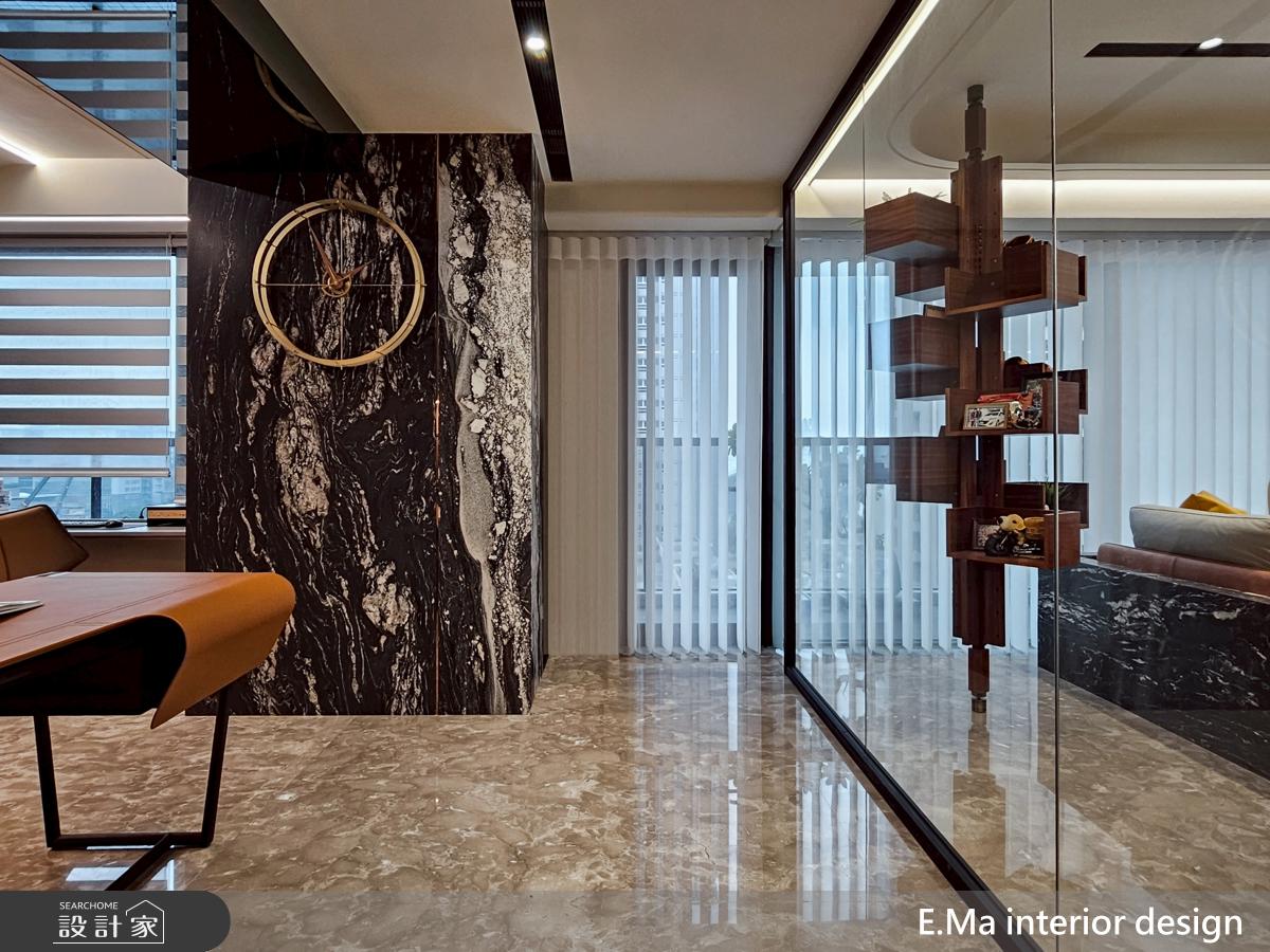 60坪新成屋(5年以下)＿現代奢華風書房案例圖片＿艾馬室內裝修設計＿艾馬_40之16