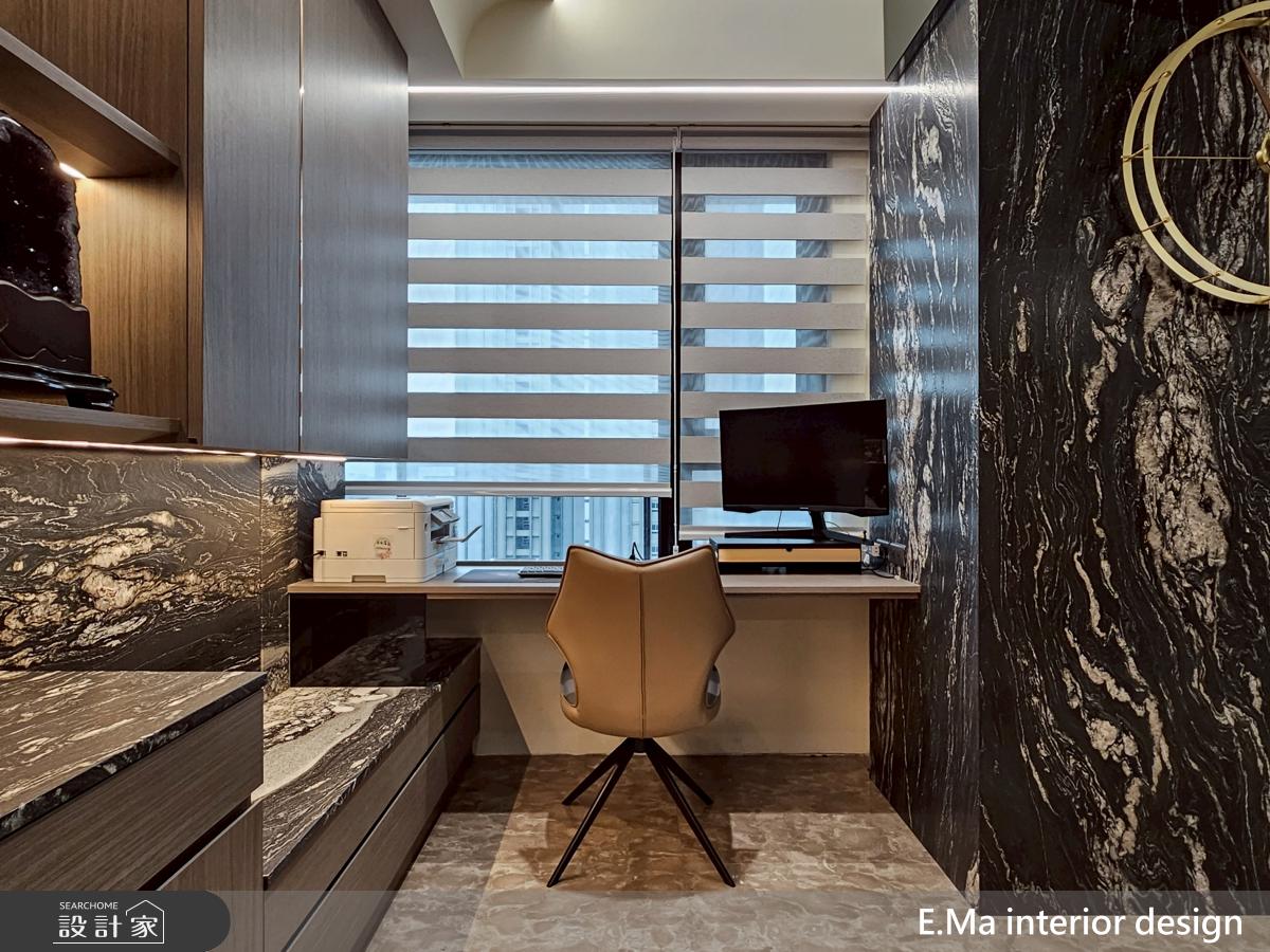 60坪新成屋(5年以下)＿現代奢華風書房案例圖片＿艾馬室內裝修設計＿艾馬_40之14