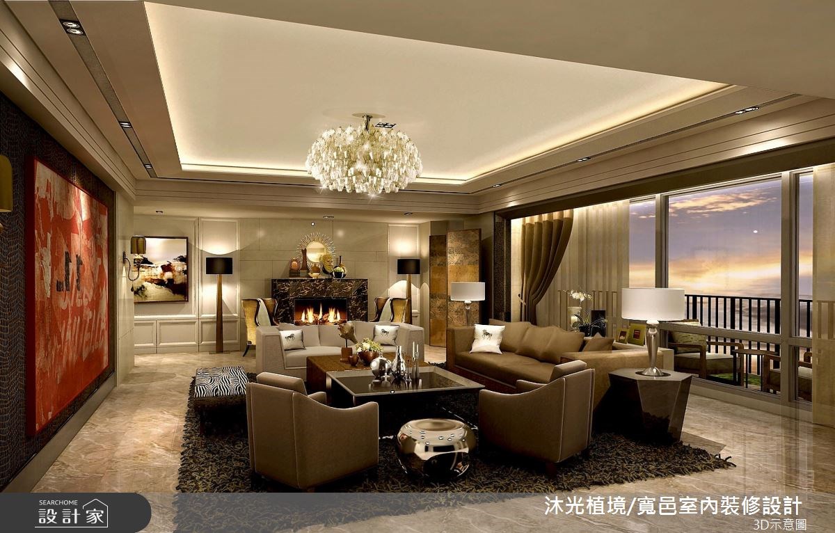 150坪新成屋(5年以下)＿奢華風案例圖片＿沐光植境設計事業＿沐光植境_05之2