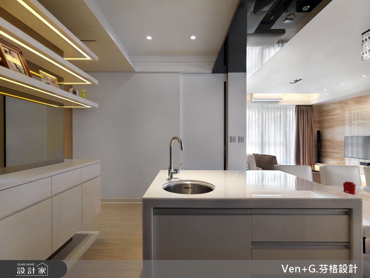 36坪新成屋(5年以下)＿簡約風餐廳案例圖片＿芬格空間設計事務所＿芬格設計1.詠四時。慢活純粹 台北36坪簡約風之8