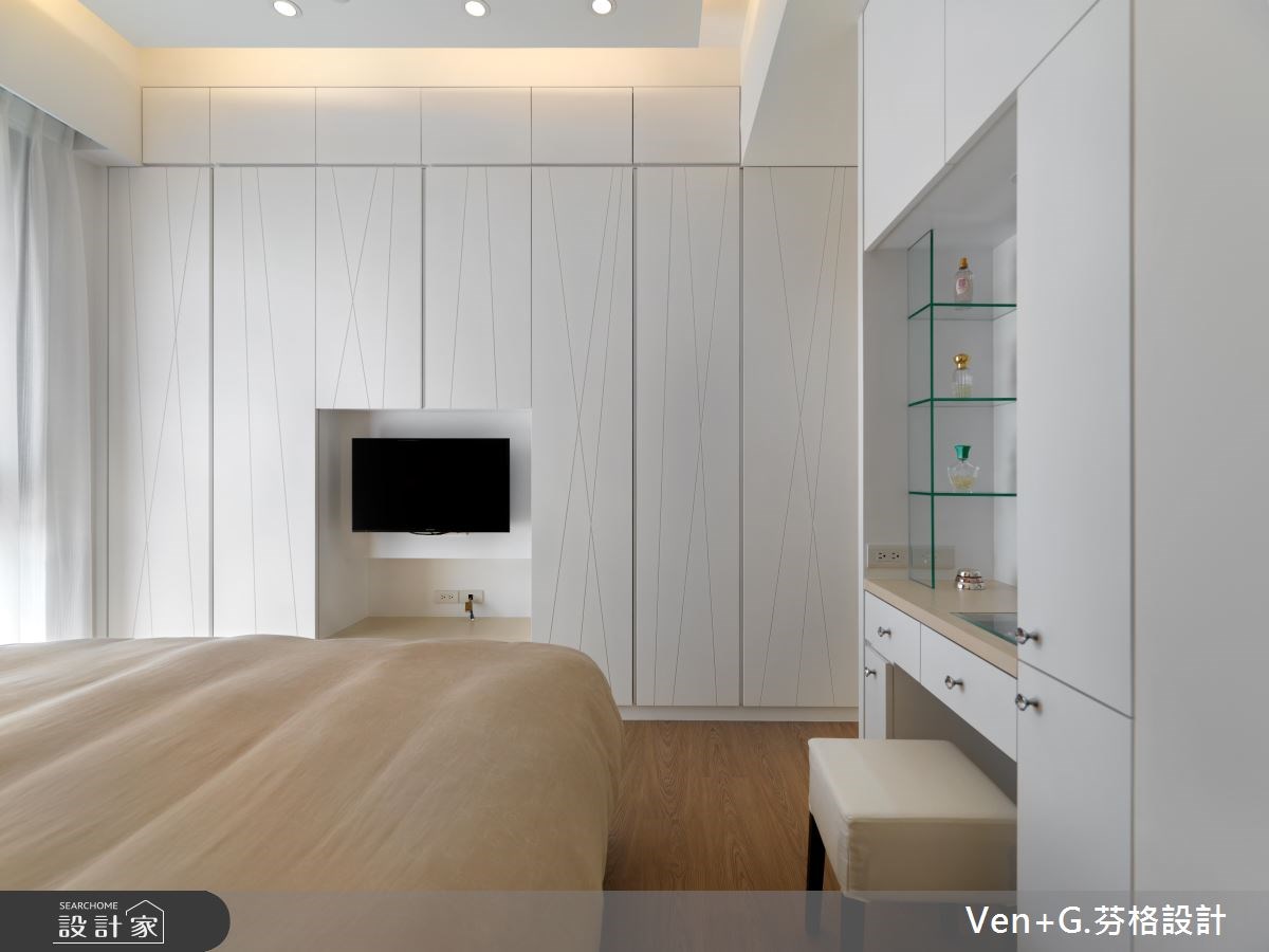 36坪新成屋(5年以下)＿簡約風臥室案例圖片＿芬格空間設計事務所＿芬格設計1.詠四時。慢活純粹 台北36坪簡約風之12