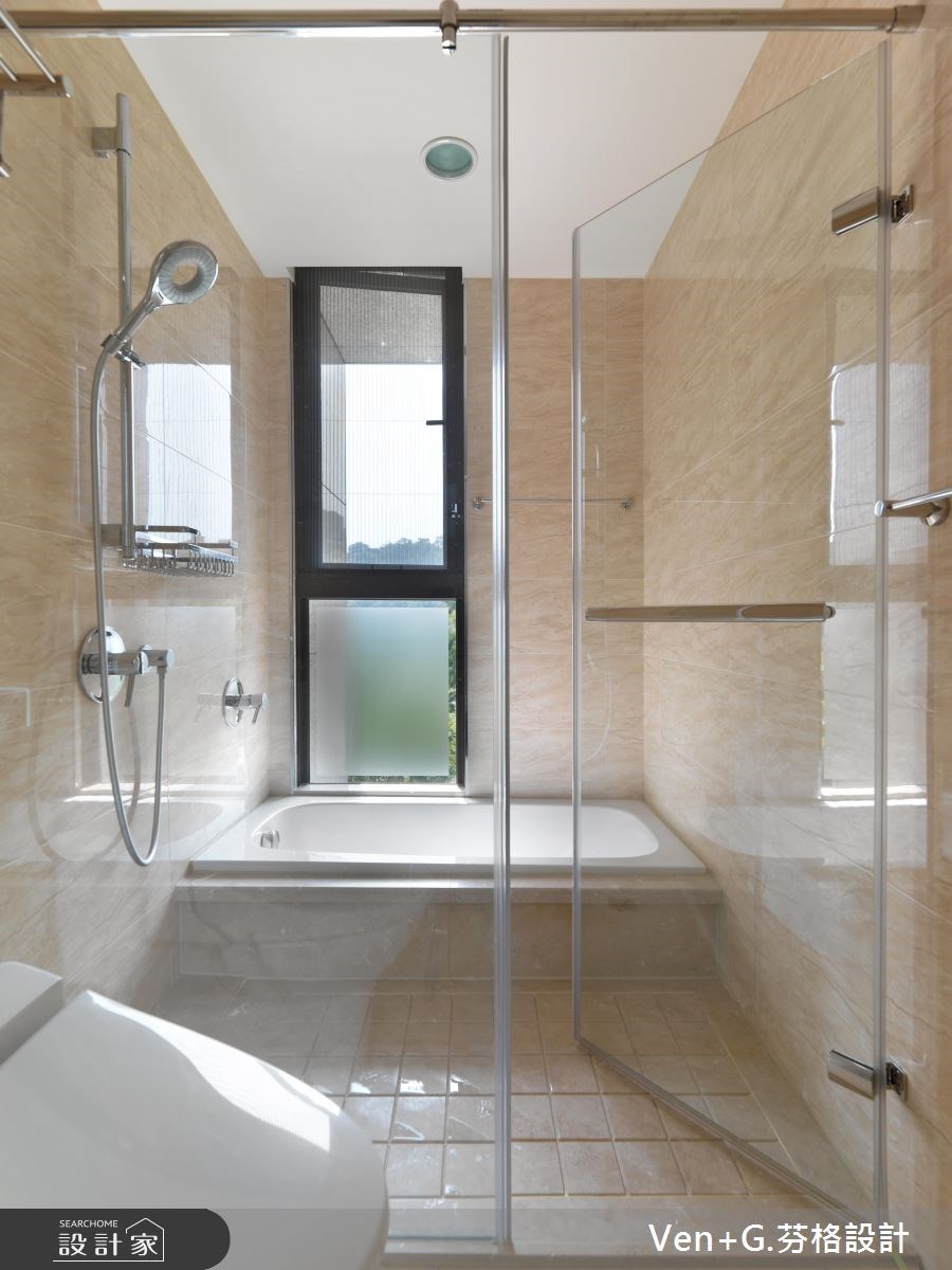36坪新成屋(5年以下)＿簡約風浴室案例圖片＿芬格空間設計事務所＿芬格設計1.詠四時。慢活純粹 台北36坪簡約風之13