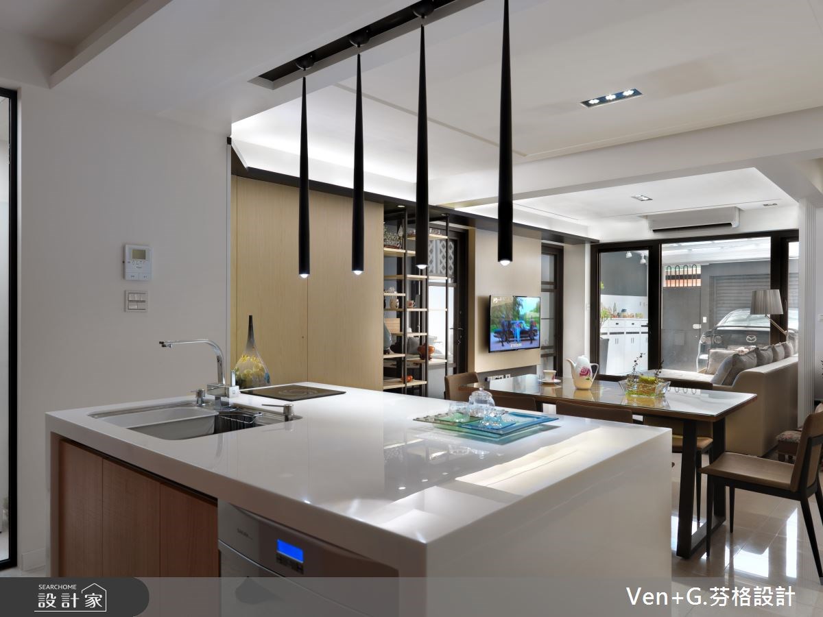 40坪老屋(16~30年)＿簡約風廚房案例圖片＿芬格空間設計事務所＿芬格設計2.回歸本質的美好 新北老屋翻新40坪簡約風之5